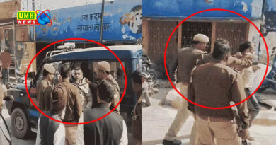 कासगंज : इंस्पेक्टर ने फरियादी का कॉलर पकड़कर घसीटा,151 में कर दिया चालान