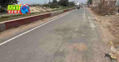 बुलंदशहर : एक करोड़ की सड़क एक माह में टूटी