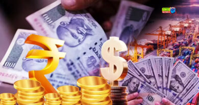 Rupee fell by 10-10 paise, but rose by Rs 1.15 in a single day