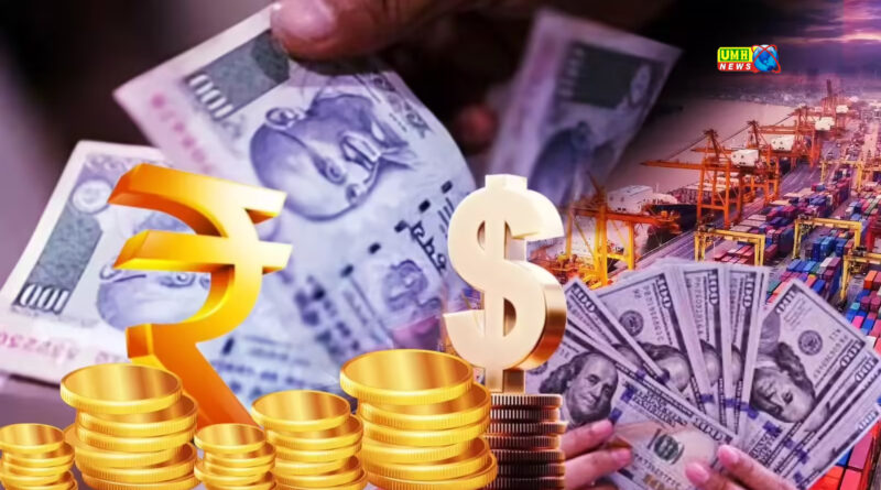 Rupee fell by 10-10 paise, but rose by Rs 1.15 in a single day