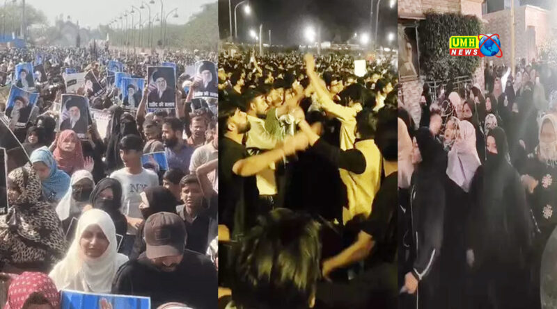 यूपी में शियाओं का प्रदर्शन, खुद को जंजीरों से मारा, एसटी हसन बोले- होश न खोएं