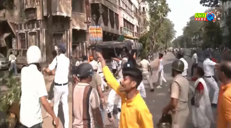 कोलकाता : भाजपा-टीएमसी कार्यकर्ताओं में झड़प, ममता की मंत्री बोलीं- मुझे ईंट मारी गई