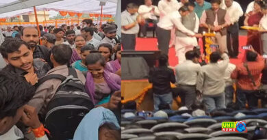 लखनऊ में रोजगार मेले में उमड़ी बेरोजगारों की भीड़