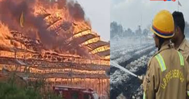 अयोध्या में मंत्री दयाशंकर के यज्ञ स्थल में लगी आग