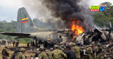 कोलंबिया में बड़ा विमान हादसा: 121 यात्रियों वाला सैन्य विमान क्रैश, 33 की मौत