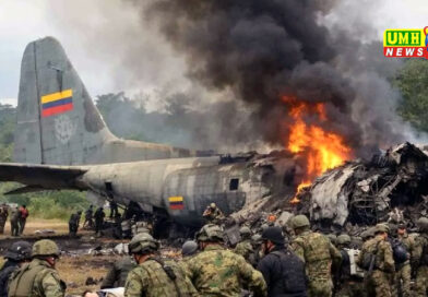 कोलंबिया में बड़ा विमान हादसा: 121 यात्रियों वाला सैन्य विमान क्रैश, 33 की मौत