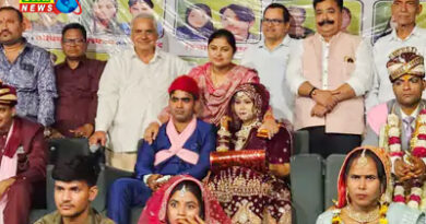 खुर्जा में विधायक मीनाक्षी सिंह ने 38 नवविवाहित जोड़ों को दिया आशीर्वाद