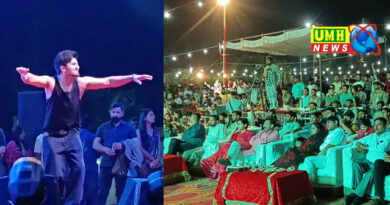 बुलंदशहर में जिला प्रदर्शनी में हरियाणवी सिंगर अमन जाजी और शिवा चौधरी की नाइट