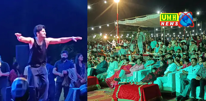 बुलंदशहर में जिला प्रदर्शनी में हरियाणवी सिंगर अमन जाजी और शिवा चौधरी की नाइट