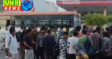 बुलंदशहर ; सिकंदराबाद में रोडवेज बस-बाइक की टक्कर में युवक की मौत