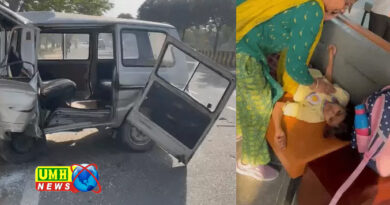 ग्रेटर नोएडा : पेड़ से टकराई स्कूल वैन, 6 बच्चे और ड्राइवर घायल