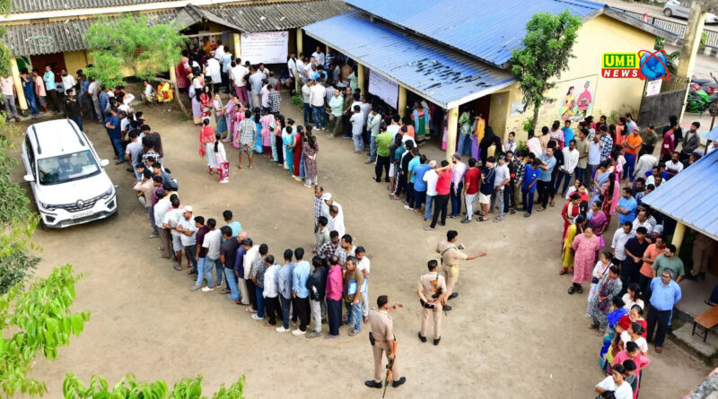 असम, केरल और पुडुचेरी में वोटिंग जारी