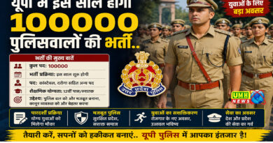 यूपी में इस साल होगी 100000 पुलिसवालों की भर्ती.. 