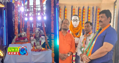 खुर्जा : भारत रत्न डॉ. भीमराव अंबेडकर की जयंती पर भव्य प्रभात फेरी निकाली