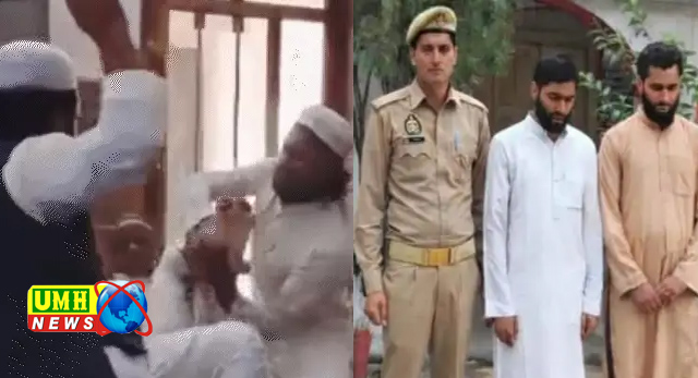 In the Madrasa of Saharanpur, a Maulana held his feet upside down and hit him with 36 sticks.