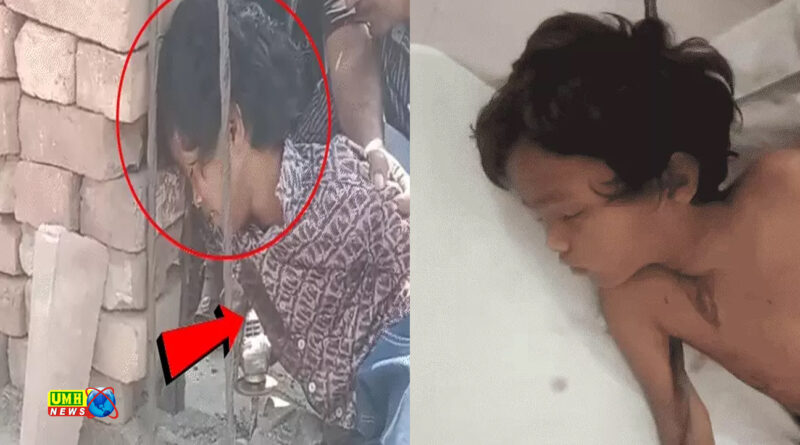 गोरखपुर : बच्चे के सीने में घुसी सरिया गर्दन से पार हुई