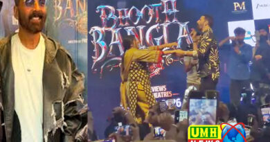 Actor Akshay Kumar reached Gaur City Mall, Noida, promoted the film 'Bhoot Bangla'