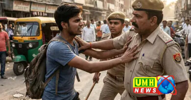 लखनऊ : नशे में धुत युवक ने पुलिसकर्मियों की वर्दी फाड़ी