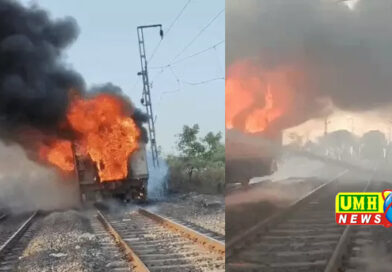 Two coaches of Trivandrum-Delhi Rajdhani Express caught fire