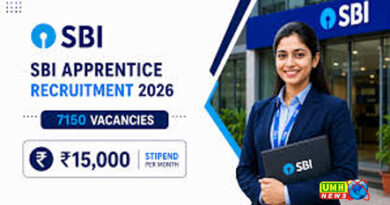 SBI में 7150 पदों पर भर्ती