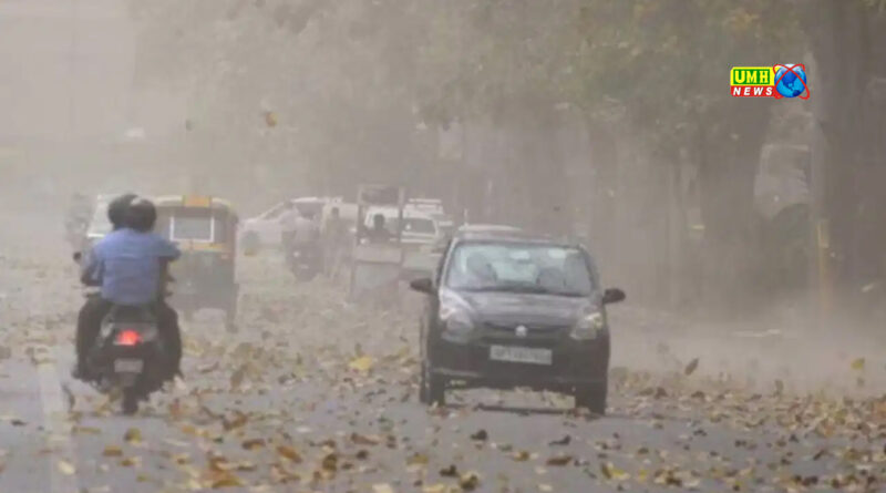 Sudden change in weather, dust storm in Bulandshahr-Khurja
