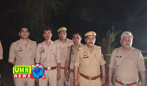 खुर्जा : पुलिस मुठभेड़ में फरार बदमाश से मुठभेड़, गिरफ्तार